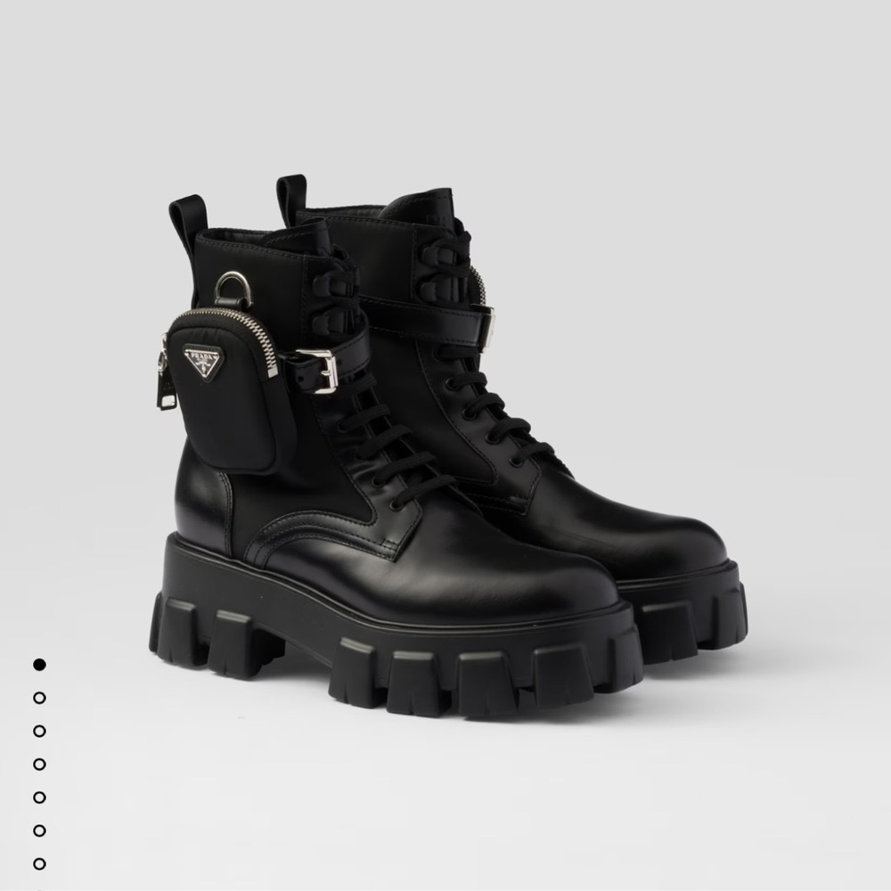 Worn once Prada Monolith Boots size 41